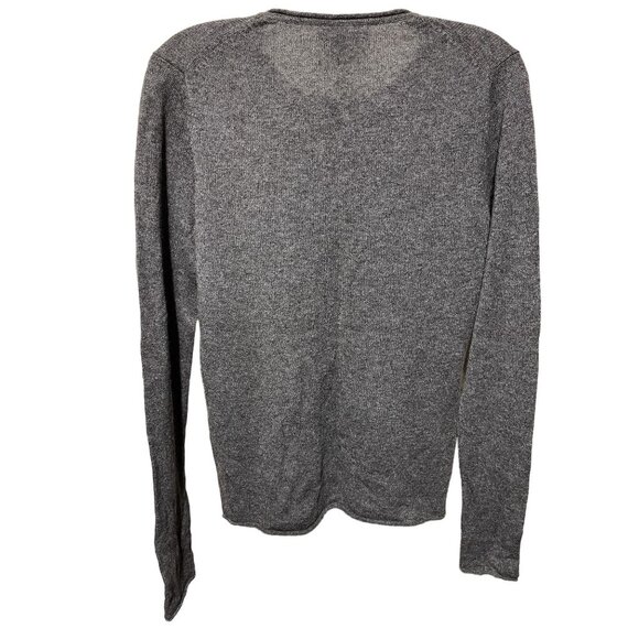 Cashmere Cache Heather Gray Crew‎ Neck Long Sleeve Sweater - Picture 2 of 3